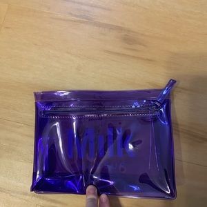 Milk make up bag